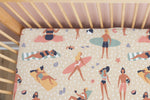 Load image into Gallery viewer, Beach Day | 100% Organic Cotton Muslin Baby Bedding

