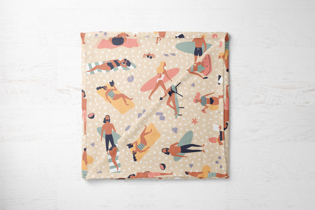 Beach Day Collection | Organic Baby Bedding