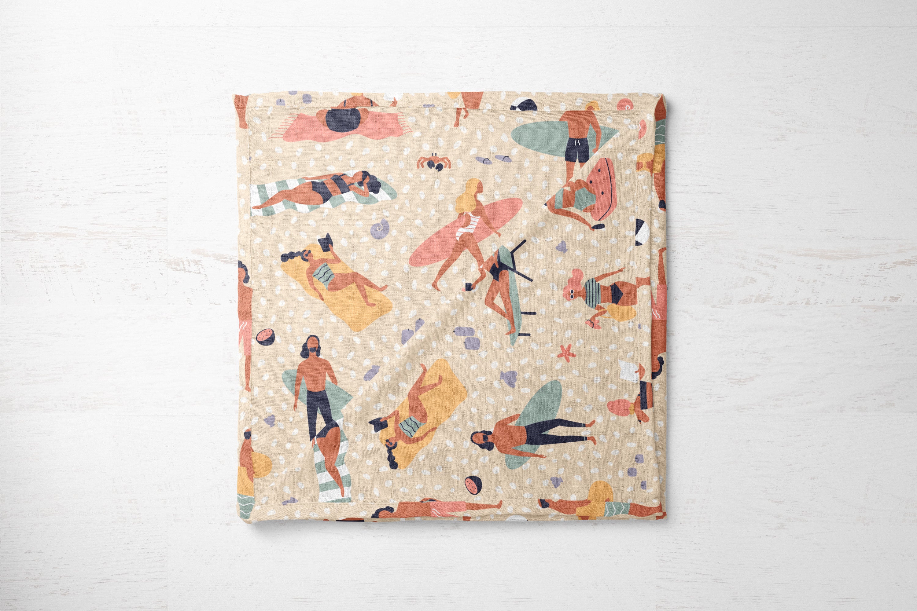 Beach Day Collection | Organic Baby Bedding