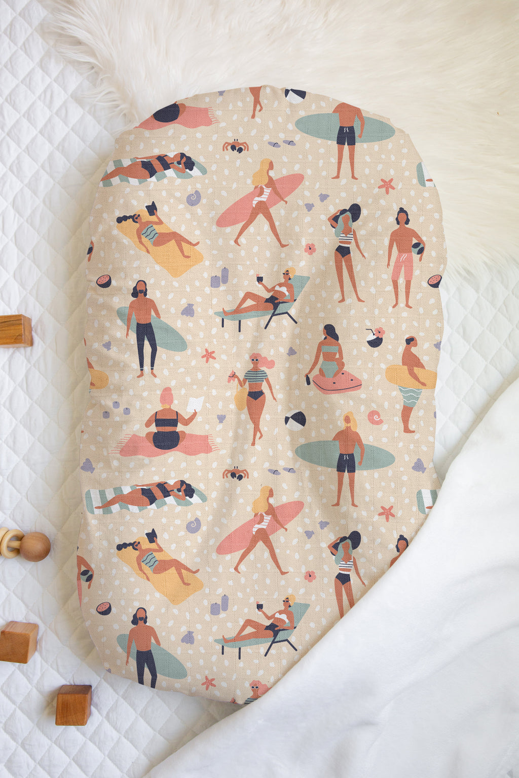 Beach Day Collection | Organic Baby Bedding