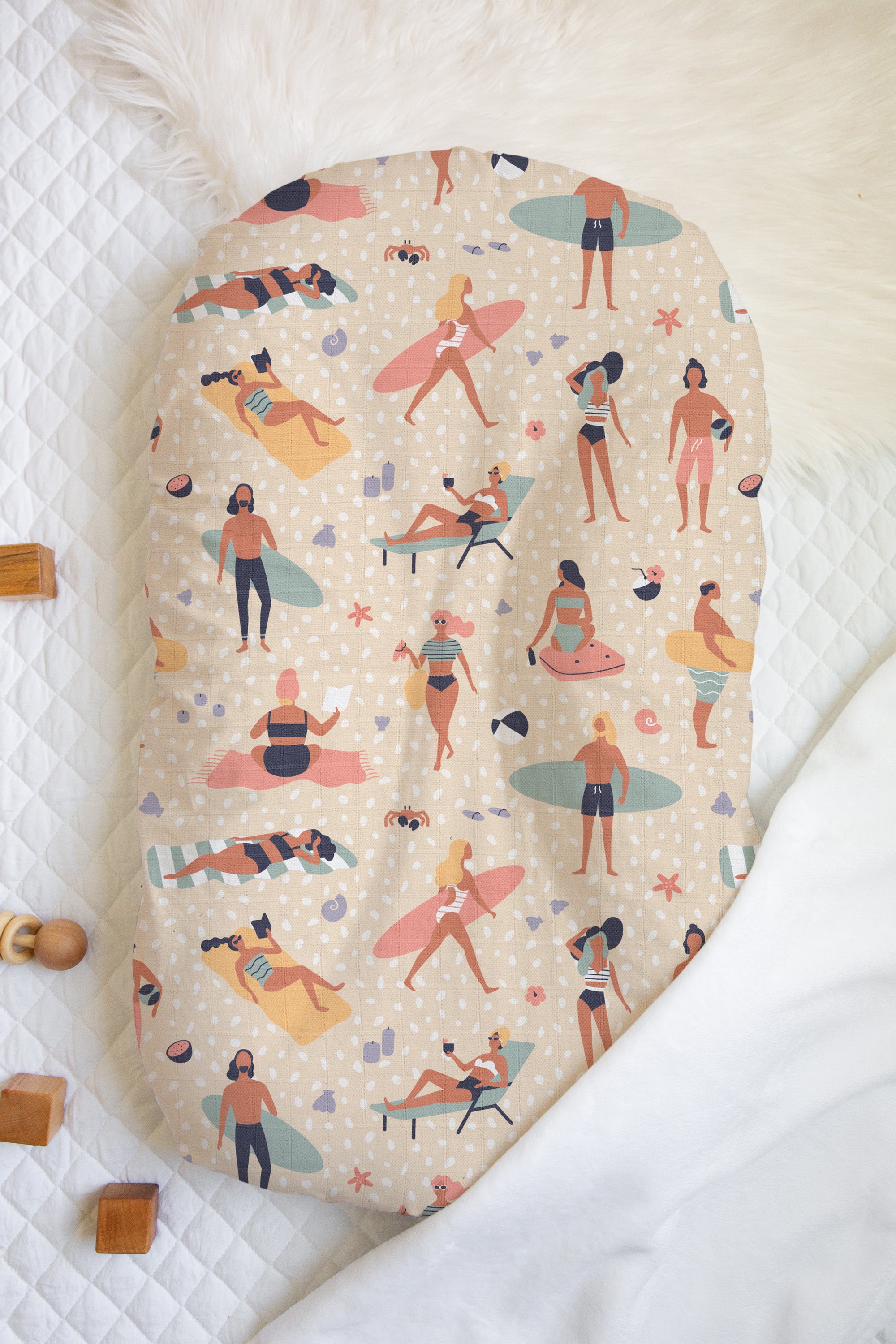 Beach Day Collection | Organic Baby Bedding