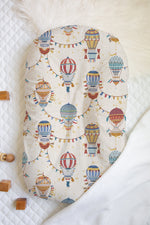 Load image into Gallery viewer, Balloon Parade | 100% Organic Cotton Muslin Baby Bedding
