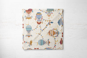 Balloon Parade | 100% Organic Cotton Muslin Baby Bedding