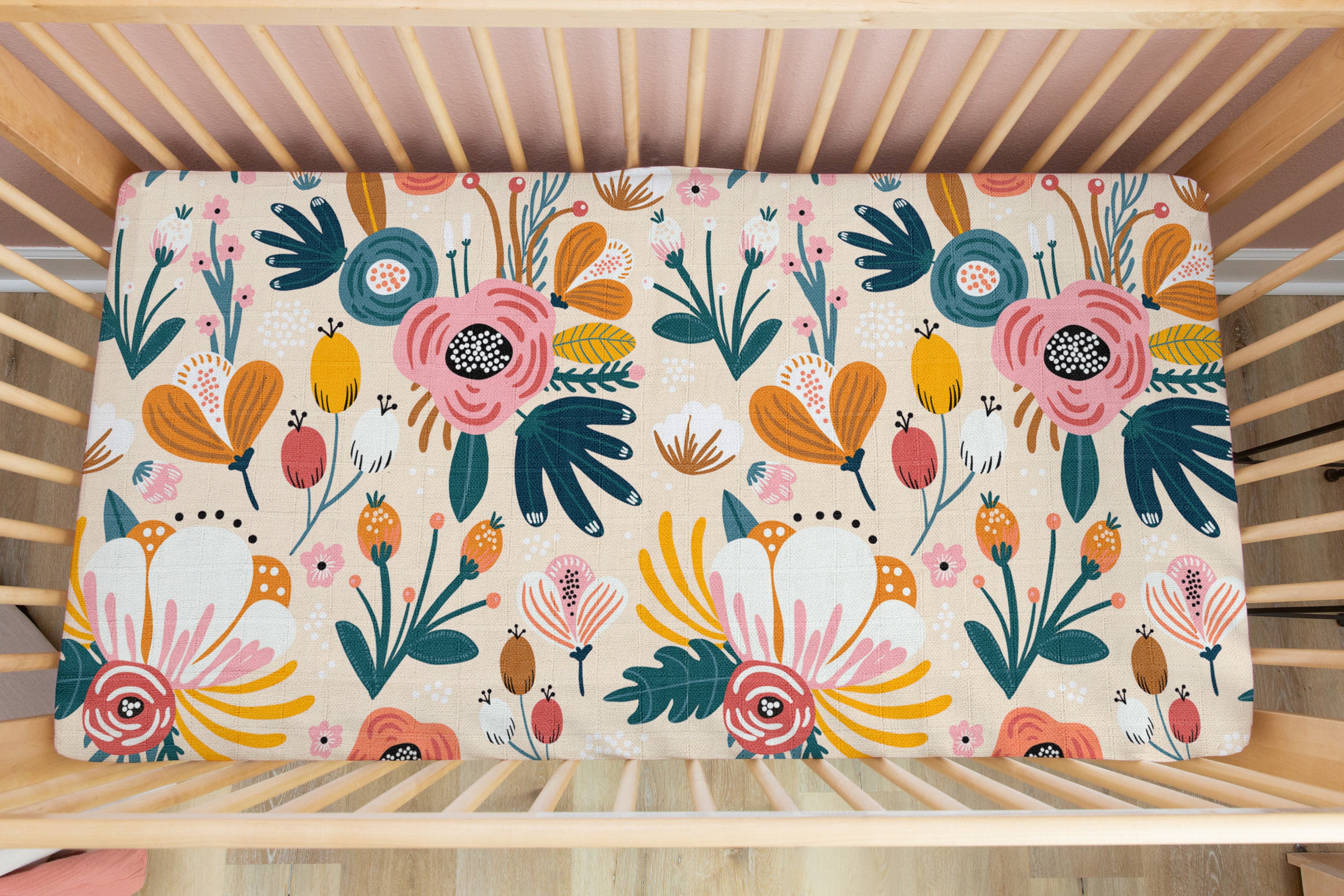 Bloom | 100% Organic Cotton Muslin Baby Bedding