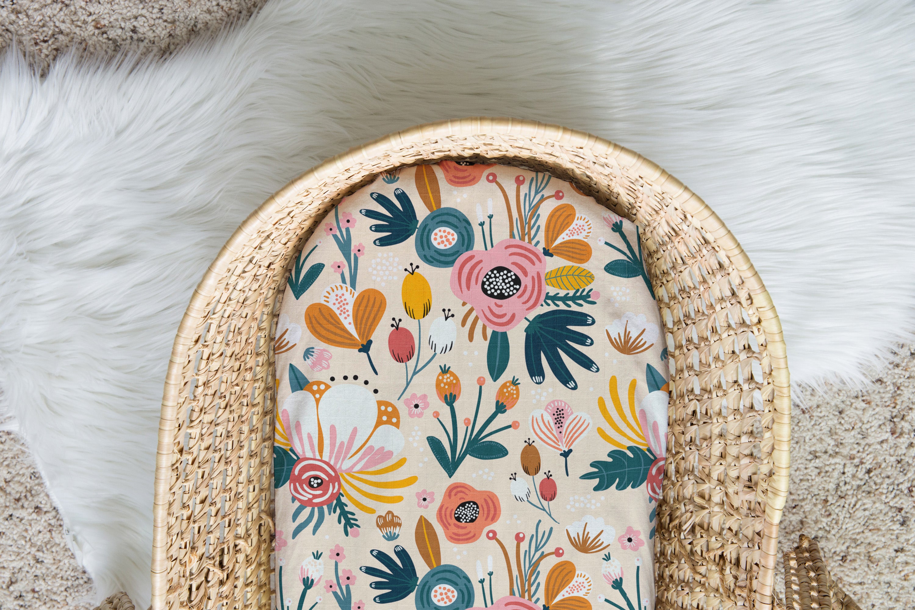 Bloom | 100% Organic Cotton Muslin Baby Bedding