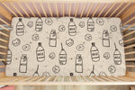 Load image into Gallery viewer, Milk &amp; Cookies | 100% Organic Cotton Muslin Baby Bedding
