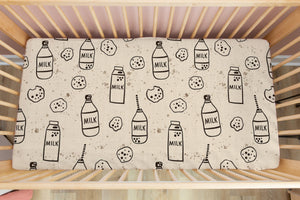 Milk & Cookies | 100% Organic Cotton Muslin Baby Bedding
