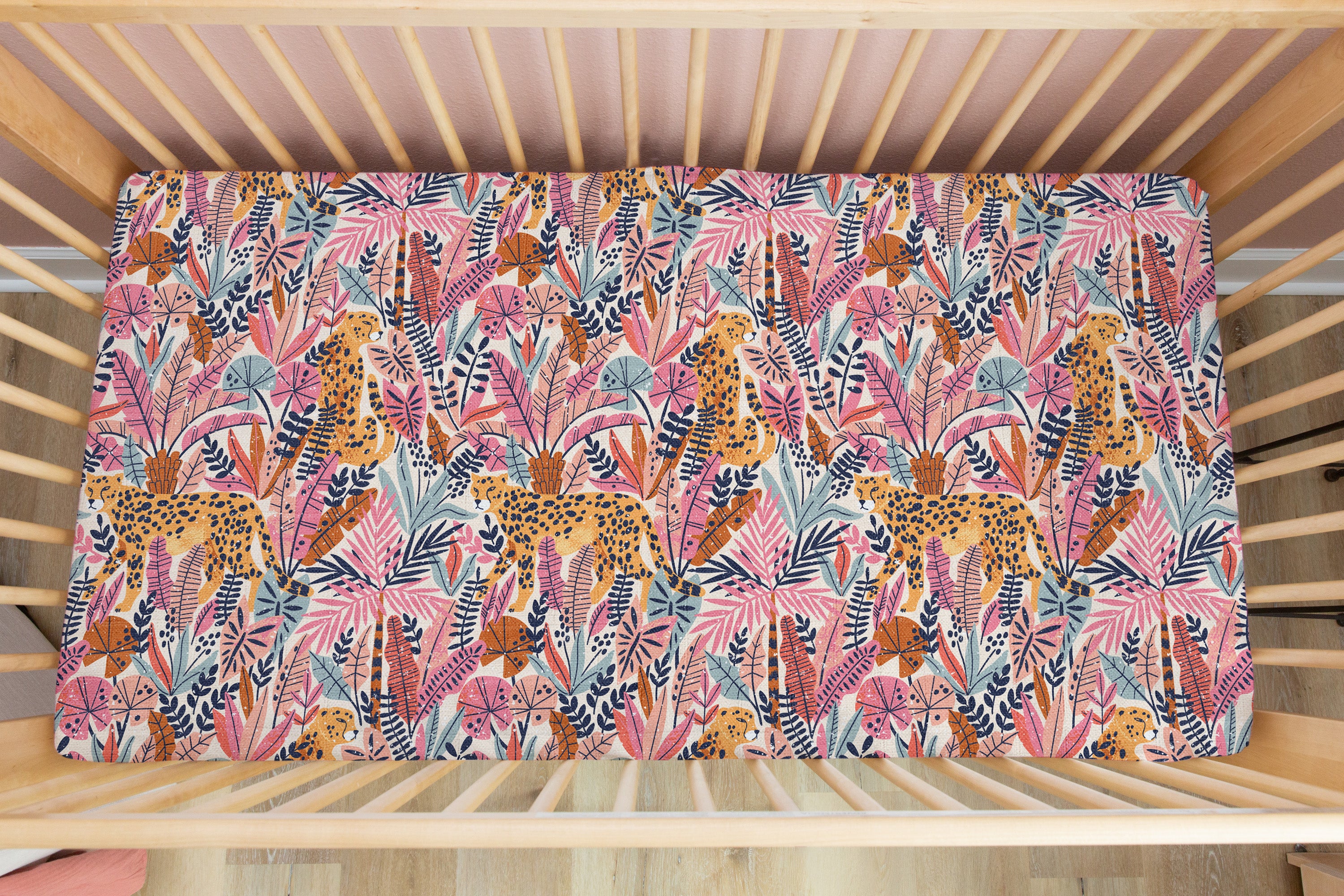On The Prowl | 100% Organic Cotton Muslin Baby Bedding