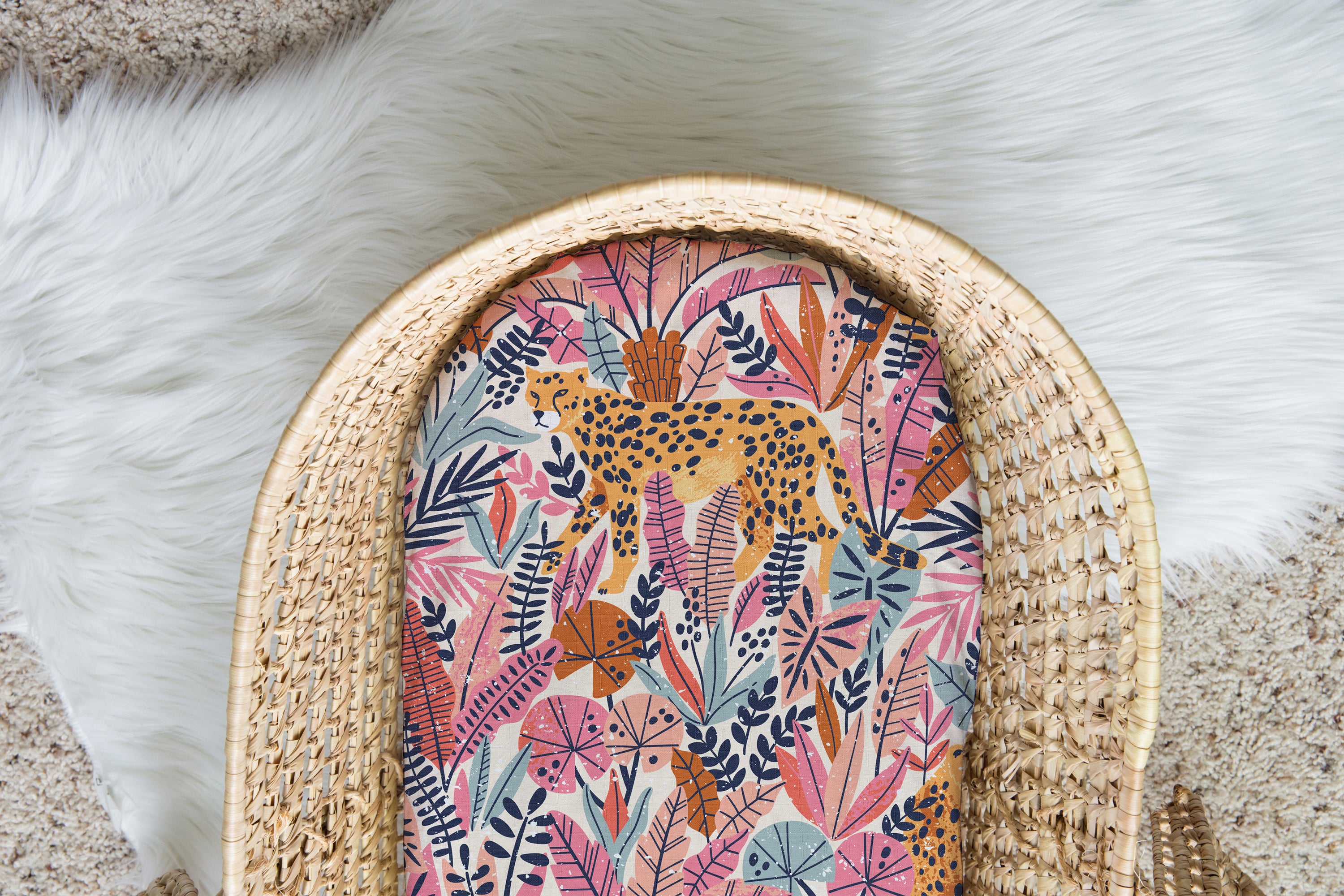 On The Prowl | 100% Organic Cotton Muslin Baby Bedding