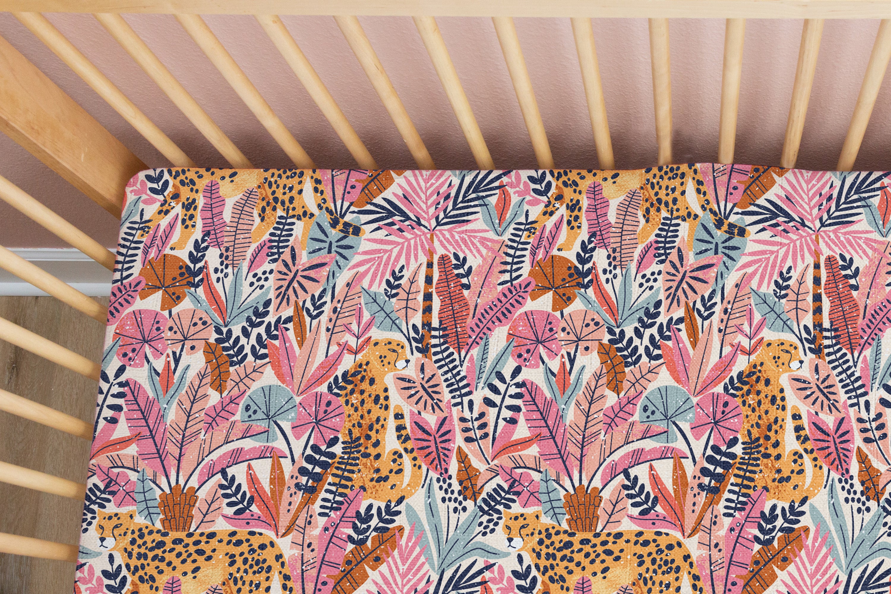 On The Prowl | 100% Organic Cotton Muslin Baby Bedding