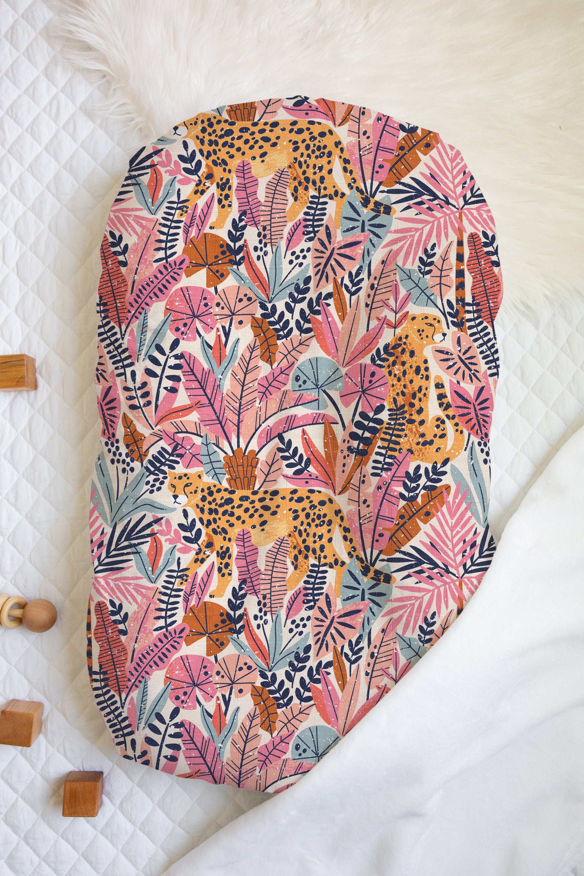 On The Prowl | 100% Organic Cotton Muslin Baby Bedding