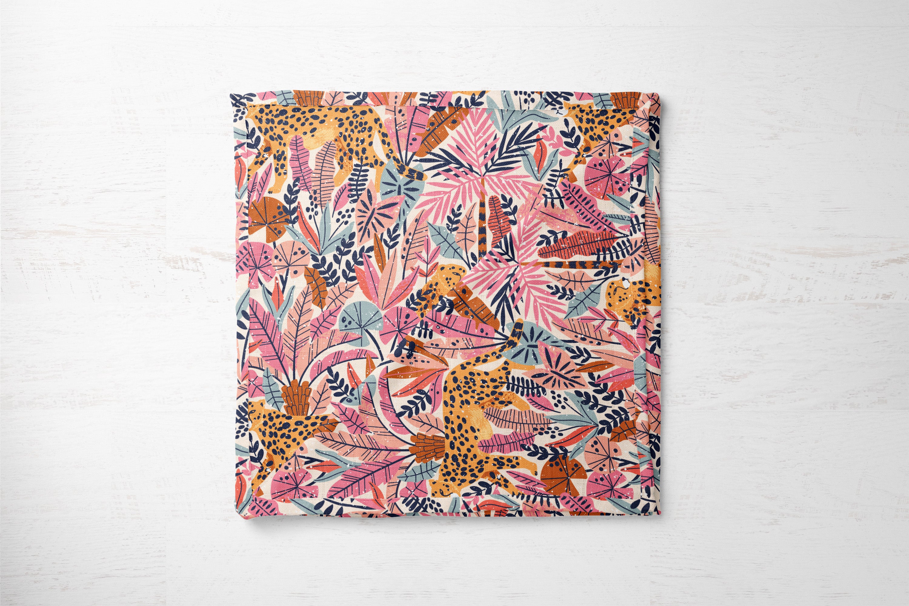 On The Prowl | 100% Organic Cotton Muslin Baby Bedding