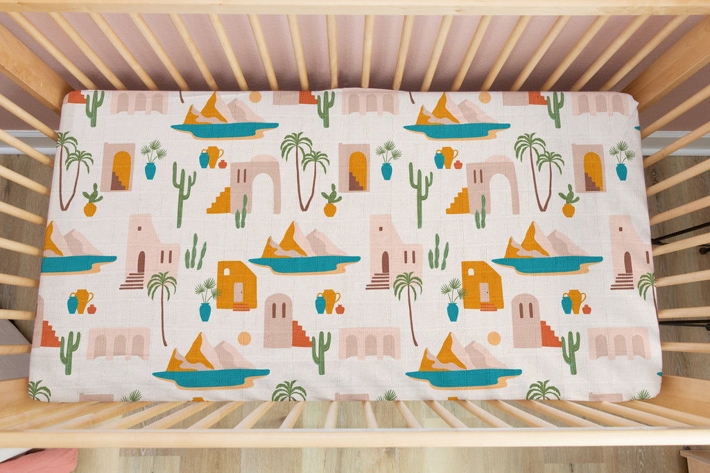 Desert Dreams | 100% Organic Cotton Muslin Baby Bedding