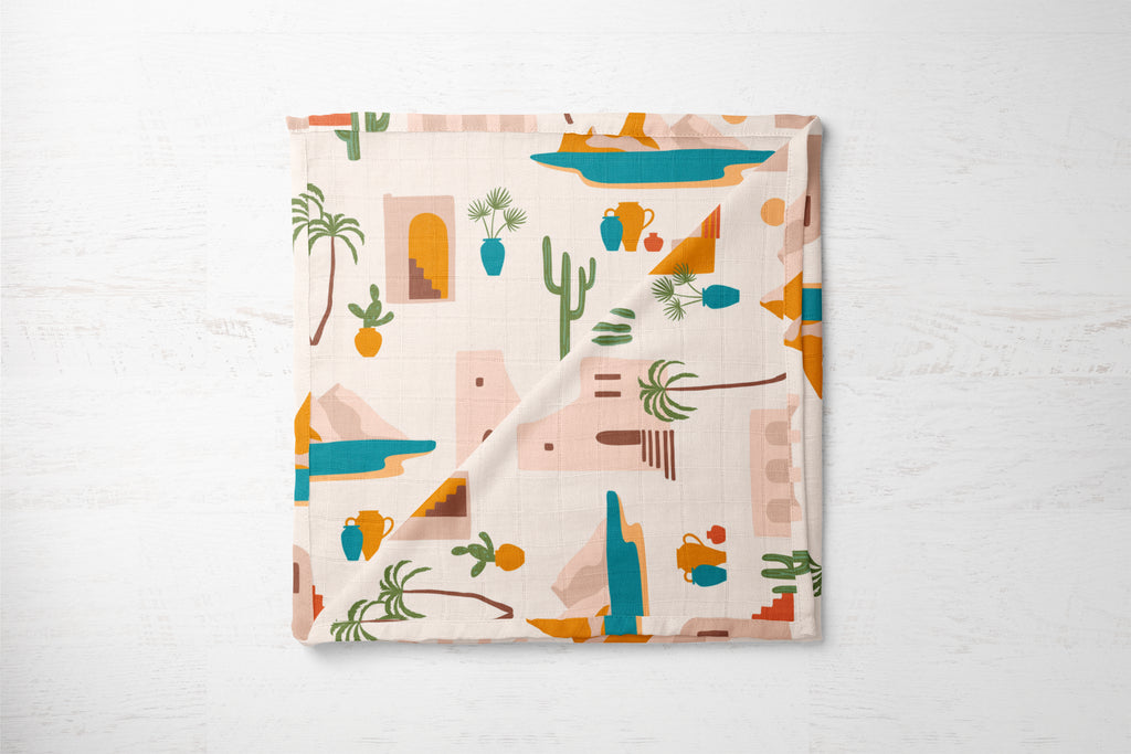 Desert Dreams | 100% Organic Cotton Muslin Baby Bedding