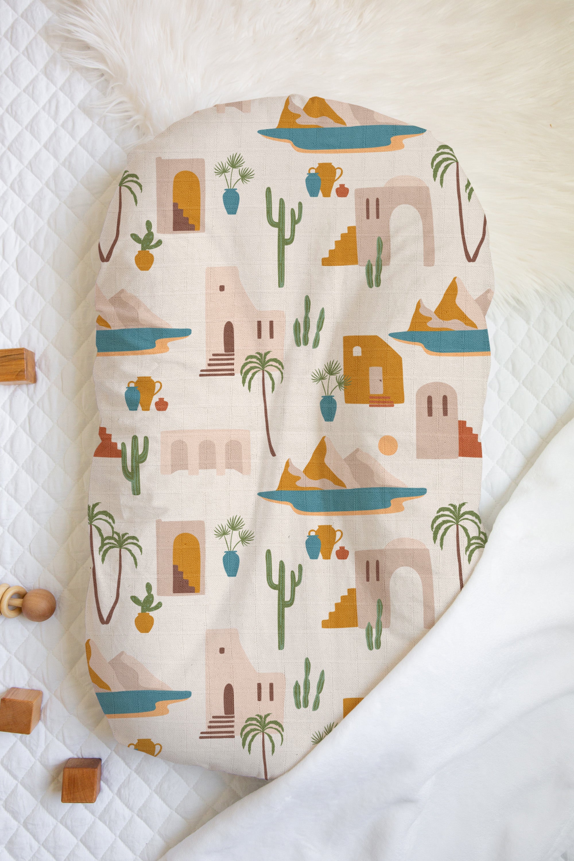 Desert Dreams | 100% Organic Cotton Muslin Baby Bedding
