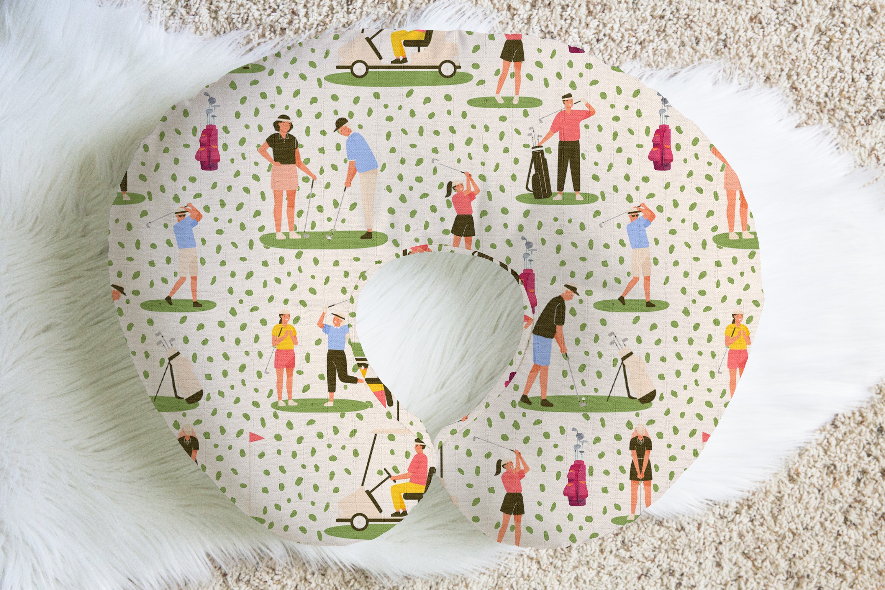 Fore The Par | 100% Organic Cotton Muslin Baby Bedding