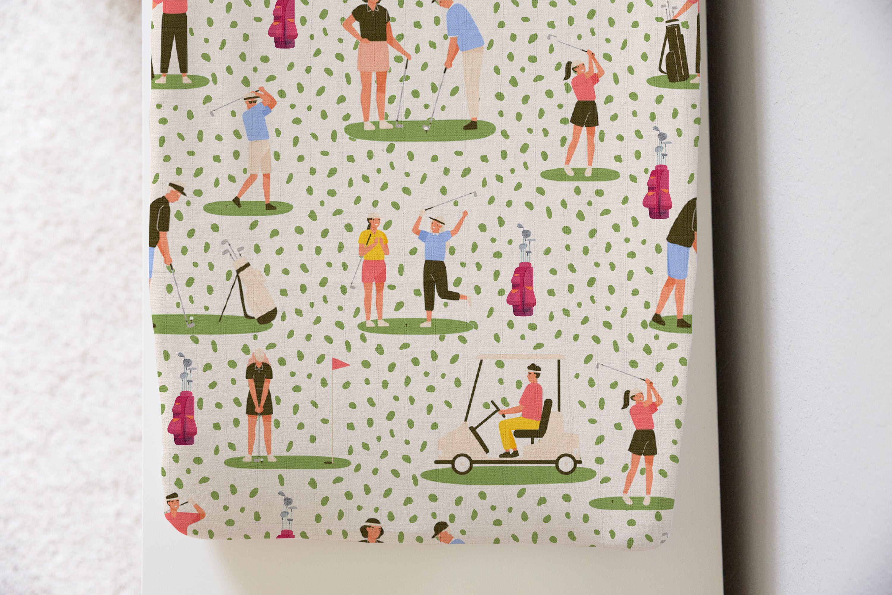 Fore The Par | 100% Organic Cotton Muslin Baby Bedding