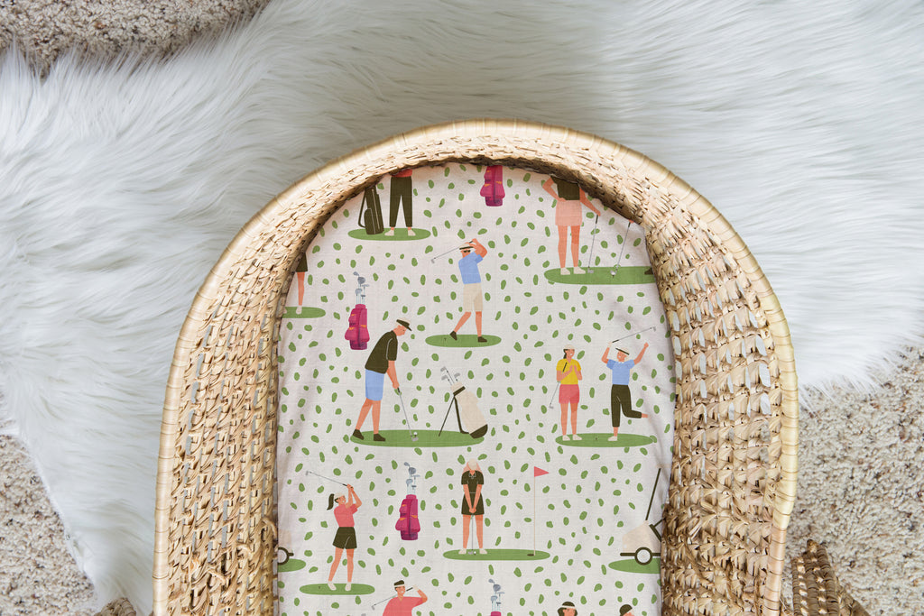 Fore The Par | 100% Organic Cotton Muslin Baby Bedding