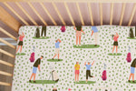 Load image into Gallery viewer, Fore The Par | 100% Organic Cotton Muslin Baby Bedding
