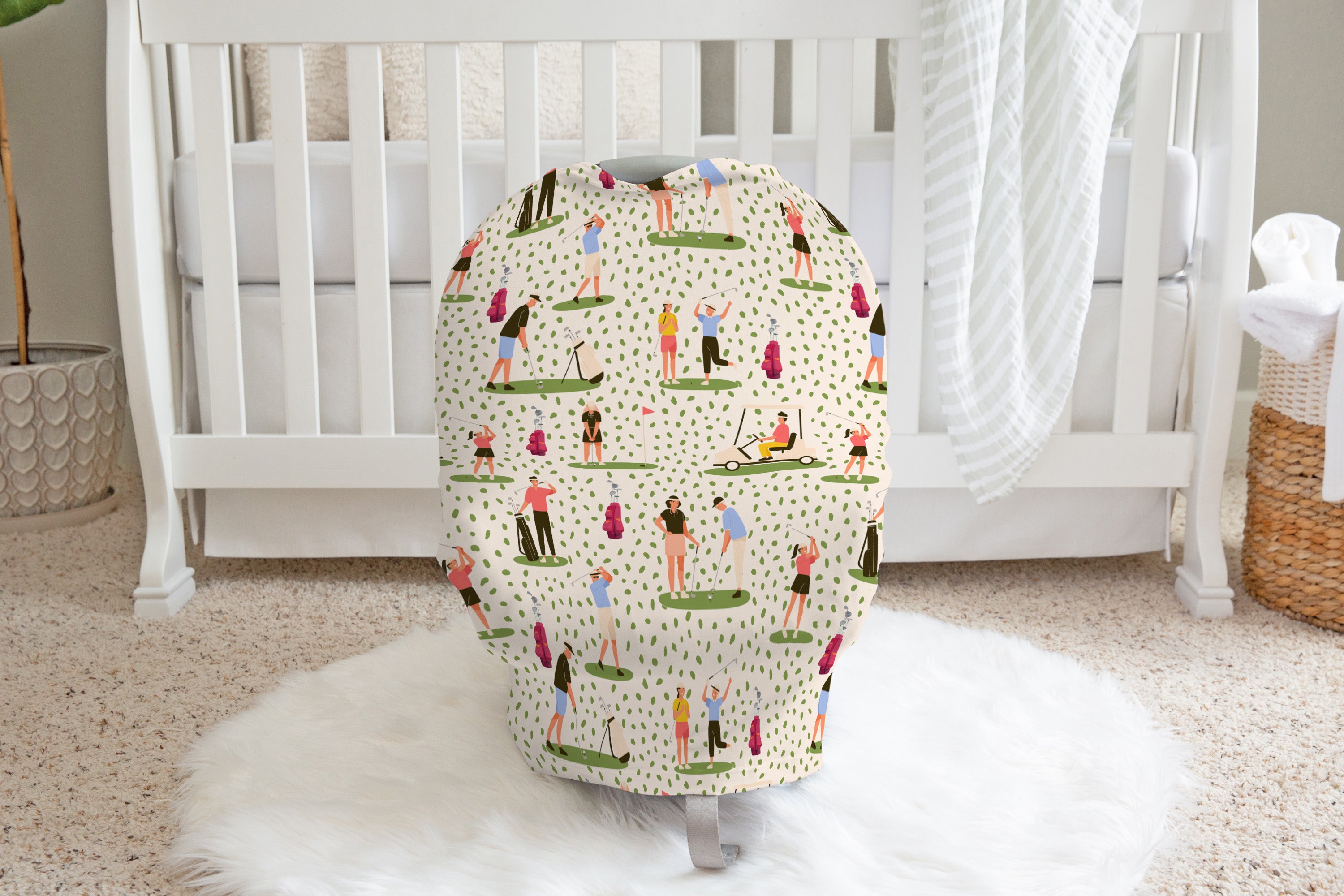 Fore The Par | 100% Organic Cotton Muslin Baby Bedding