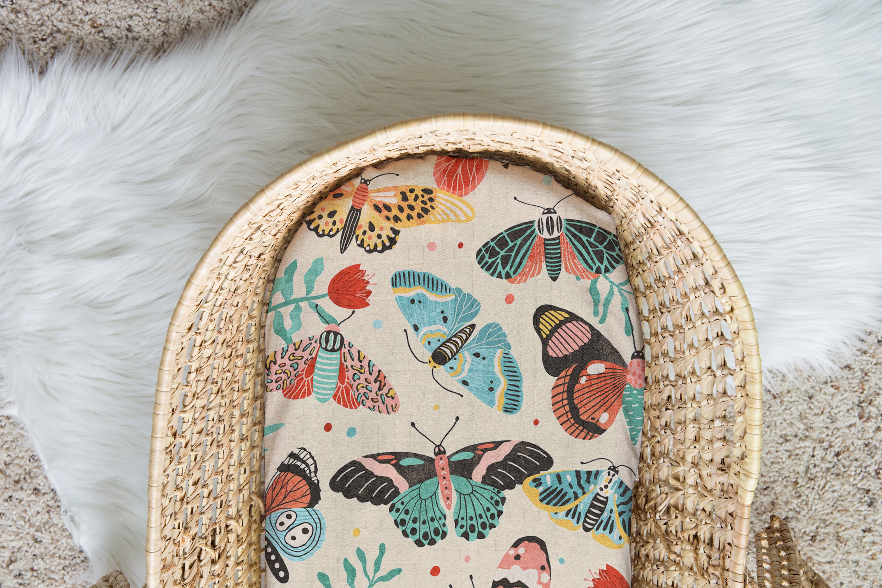 Flutter | 100% Organic Cotton Muslin Baby Bedding