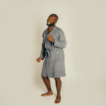 Load image into Gallery viewer, The Organic Gauzy Robe - Indigo
