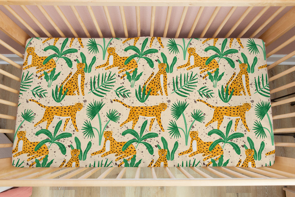 Jungle King | 100% Organic Cotton Muslin Baby Bedding