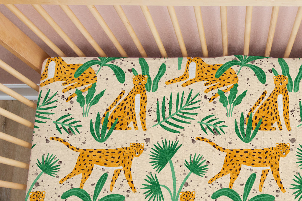 Jungle King | 100% Organic Cotton Muslin Baby Bedding
