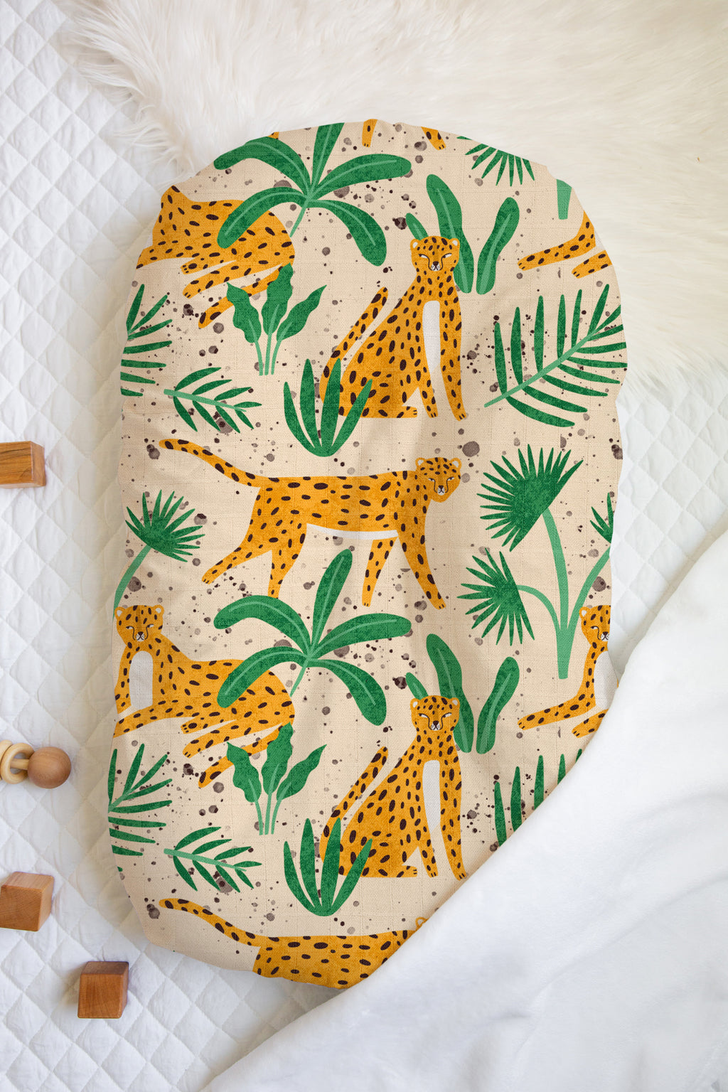 Jungle King | 100% Organic Cotton Muslin Baby Bedding