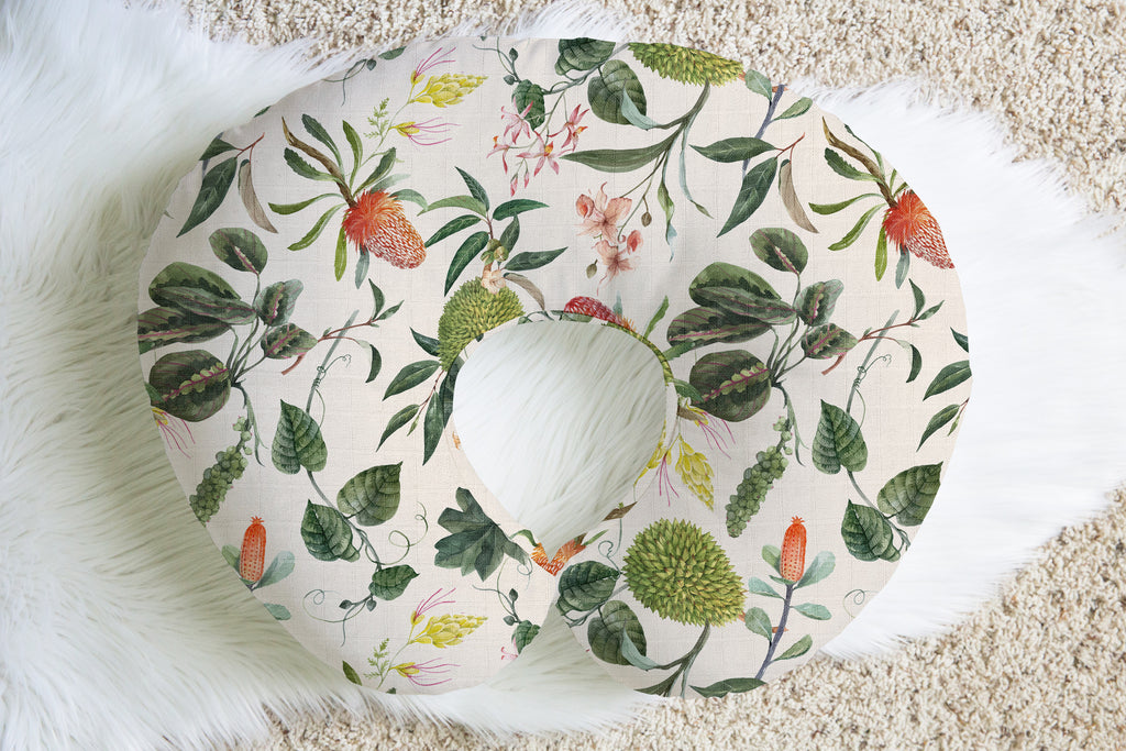 Jackfruit Tropicale | 100% Organic Cotton Muslin Baby Bedding