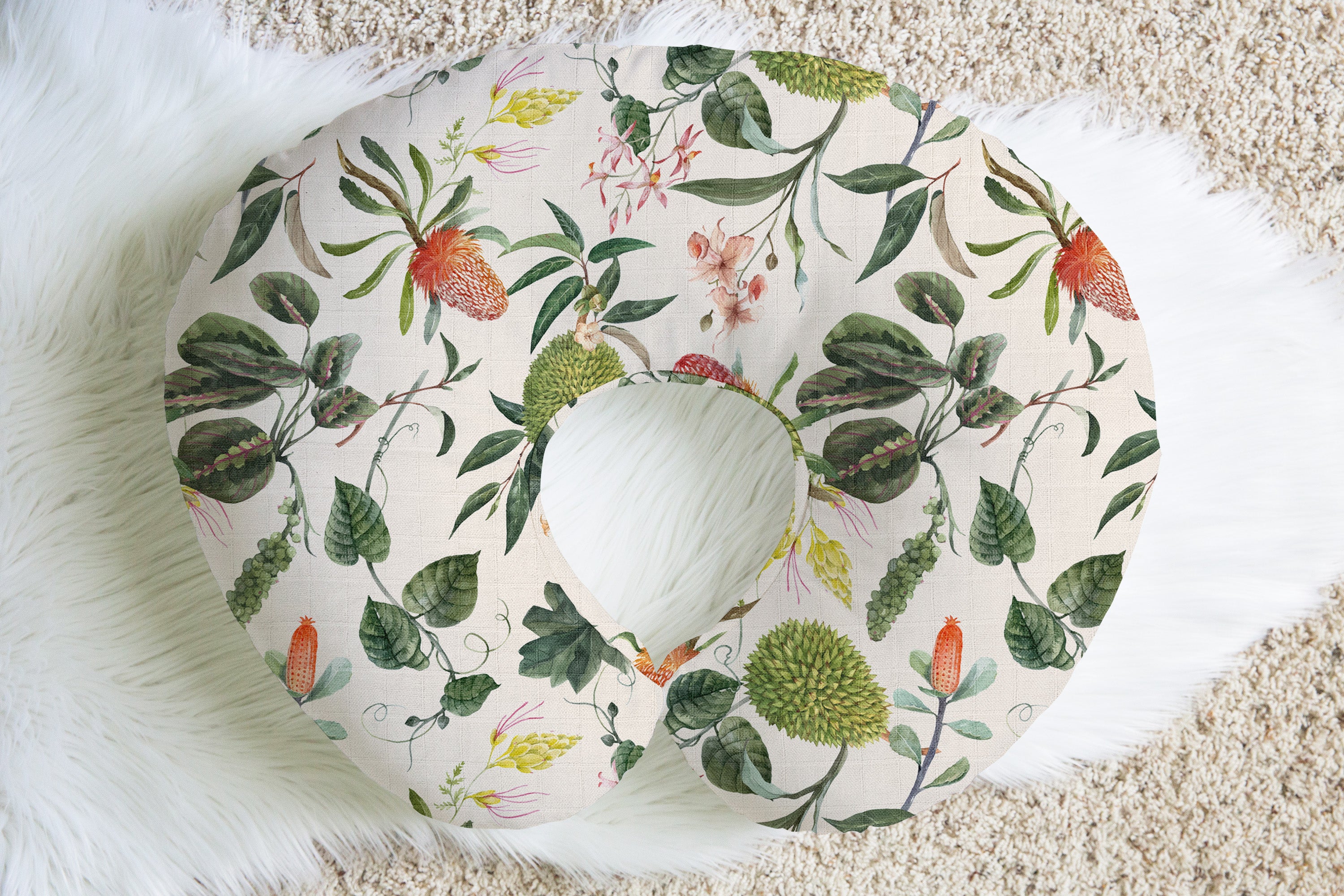 Jackfruit Tropicale | 100% Organic Cotton Muslin Baby Bedding