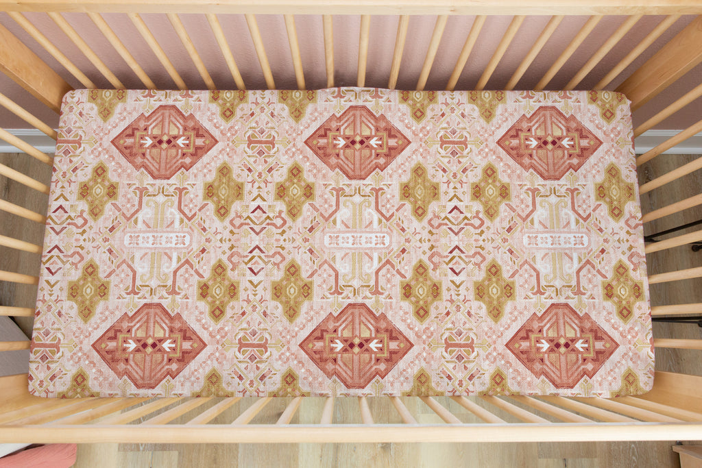 Summer Desert | 100% Organic Cotton Muslin Baby Bedding