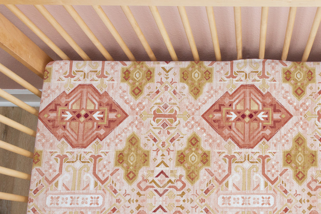 Summer Desert | 100% Organic Cotton Muslin Baby Bedding