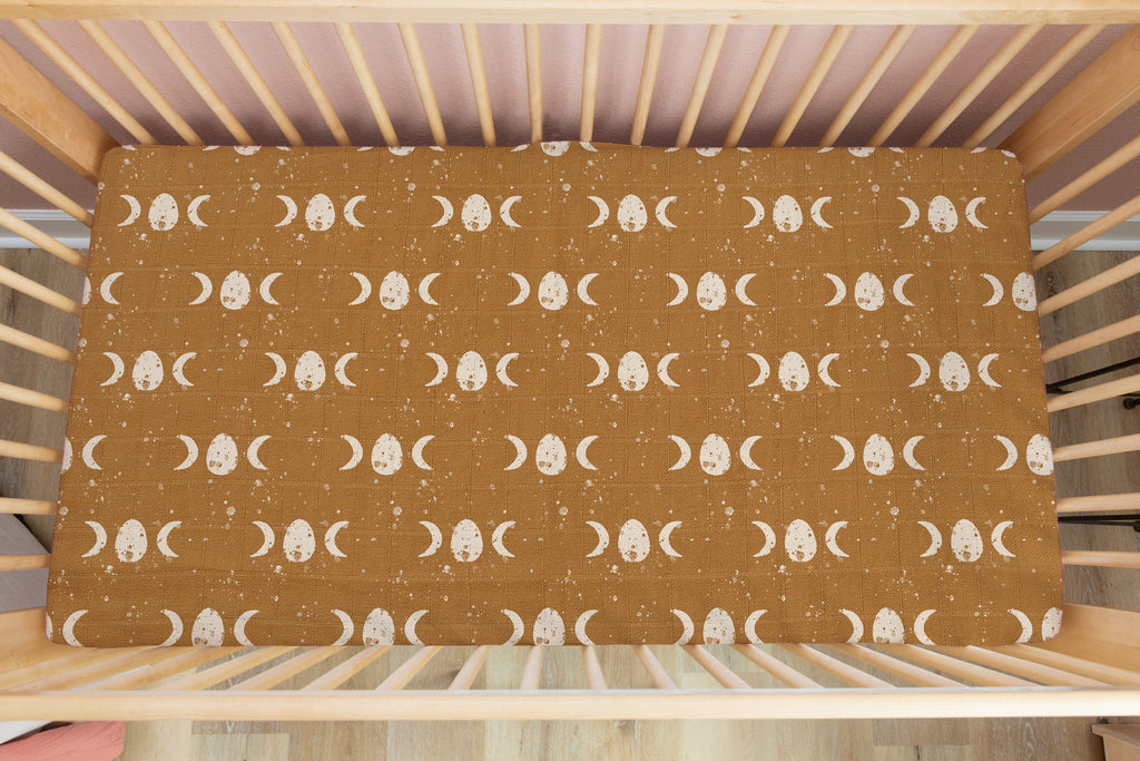 Moon Balance | 100% Organic Cotton Muslin Baby Bedding