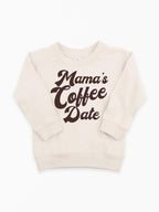 Mama's Coffee Date Organic Crewneck Pullover