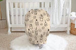 Load image into Gallery viewer, Milk &amp; Cookies | 100% Organic Cotton Muslin Baby Bedding
