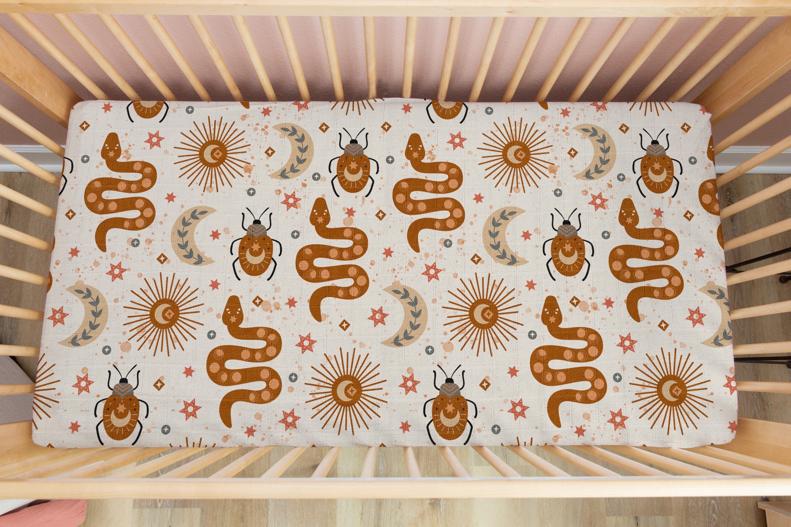 Mystical Dreams | 100% Organic Cotton Muslin Baby Bedding