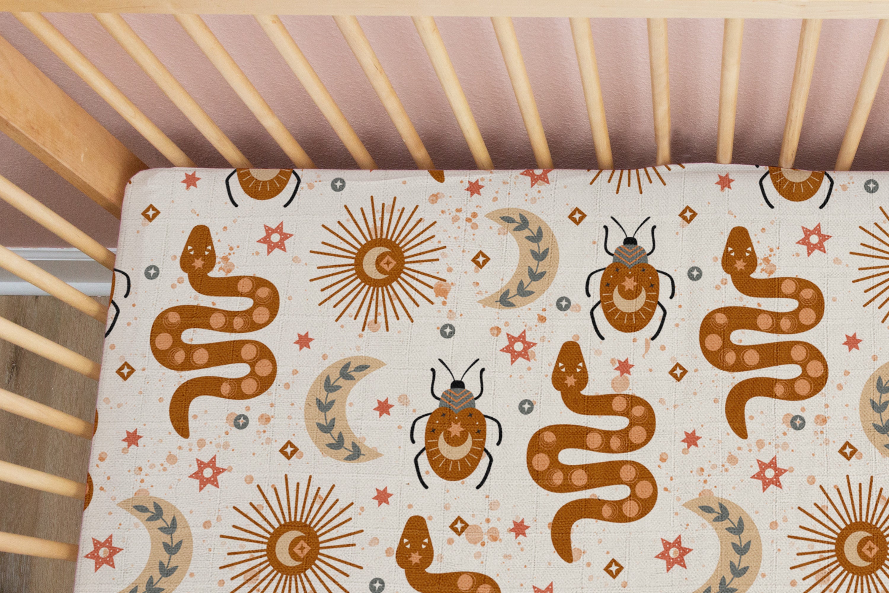 Mystical Dreams | 100% Organic Cotton Muslin Baby Bedding