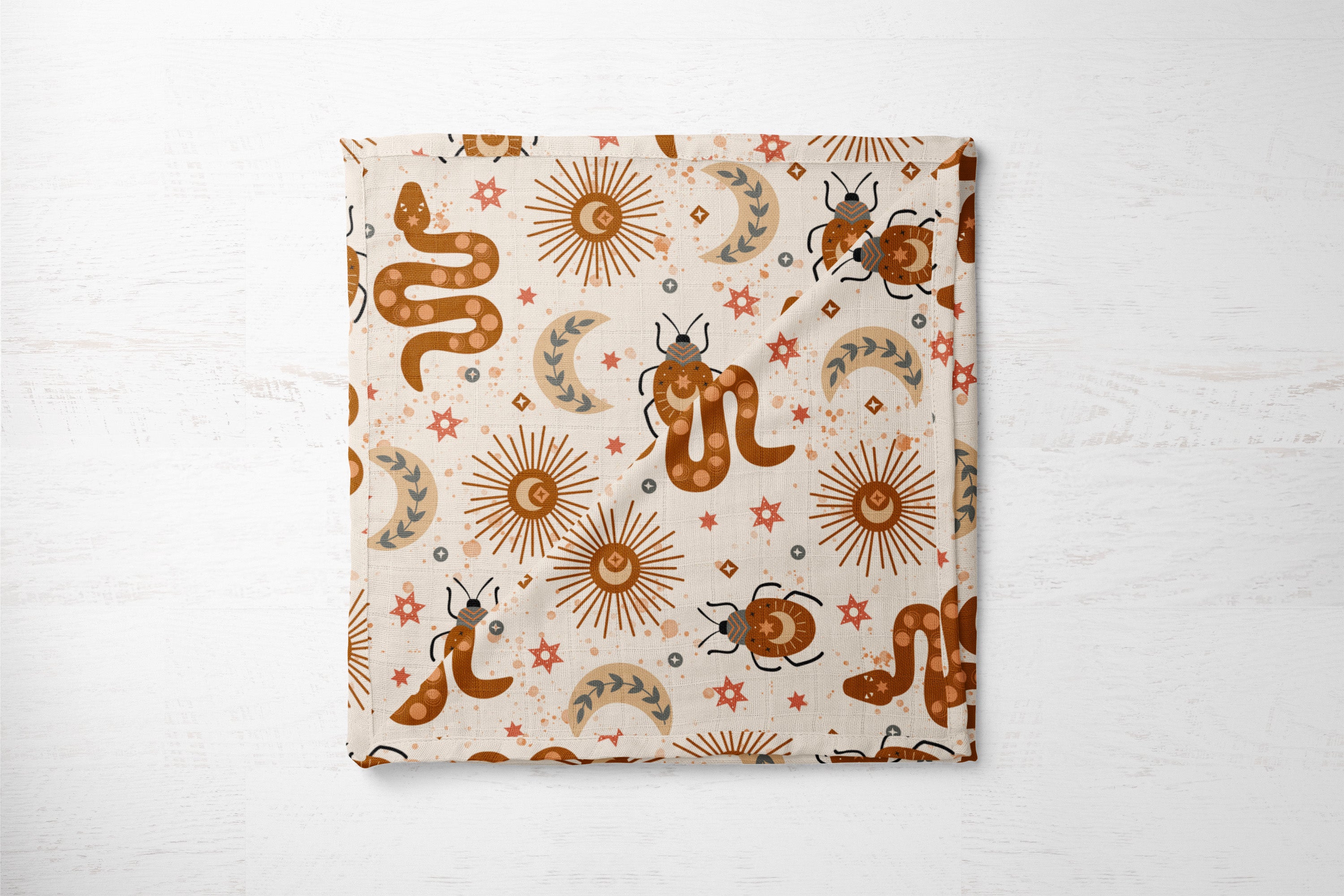 Mystical Dreams | 100% Organic Cotton Muslin Baby Bedding