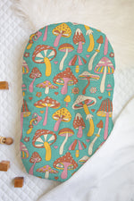 Load image into Gallery viewer, Magical Mushrooms | 100% Organic Cotton Muslin Baby Bedding
