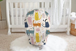 Load image into Gallery viewer, Polka Cat | 100% Organic Cotton Muslin Baby Bedding
