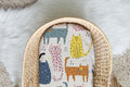 Polka Cat | 100% Organic Cotton Muslin Baby Bedding