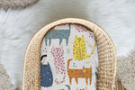 Load image into Gallery viewer, Polka Cat | 100% Organic Cotton Muslin Baby Bedding
