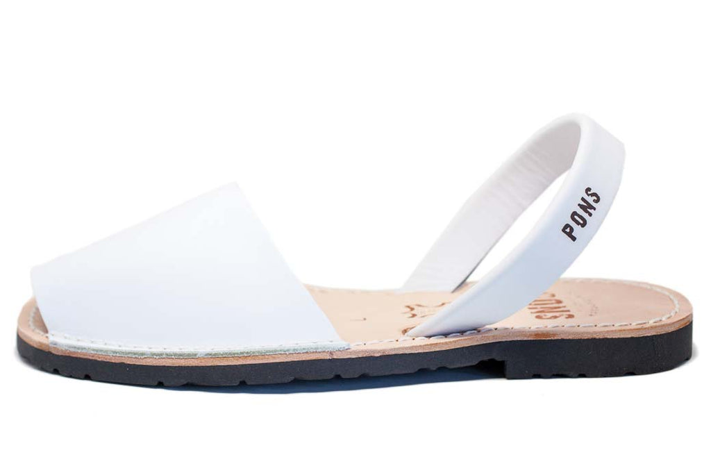 Pons Avarcas Classic Women's Sandals | White