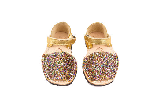 Pons Avarcas Frailera Toddler Sandals | Glitter
