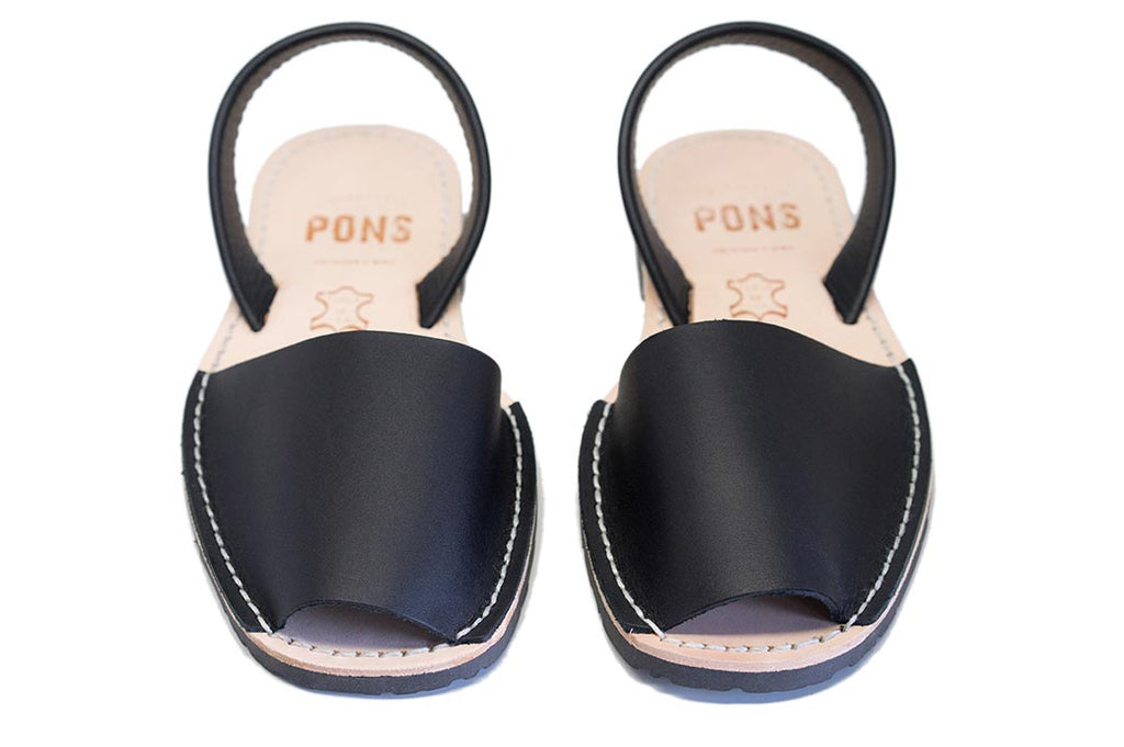 Pons Avarcas Classic Women's Sandals | Black