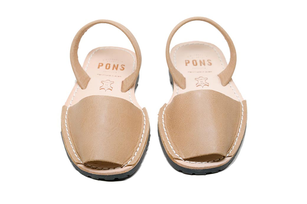 Pons Avarcas Kids Sandals | Tan