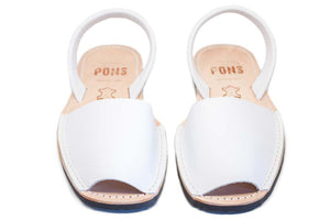 Pons Avarcas Classic Women's Sandals | White