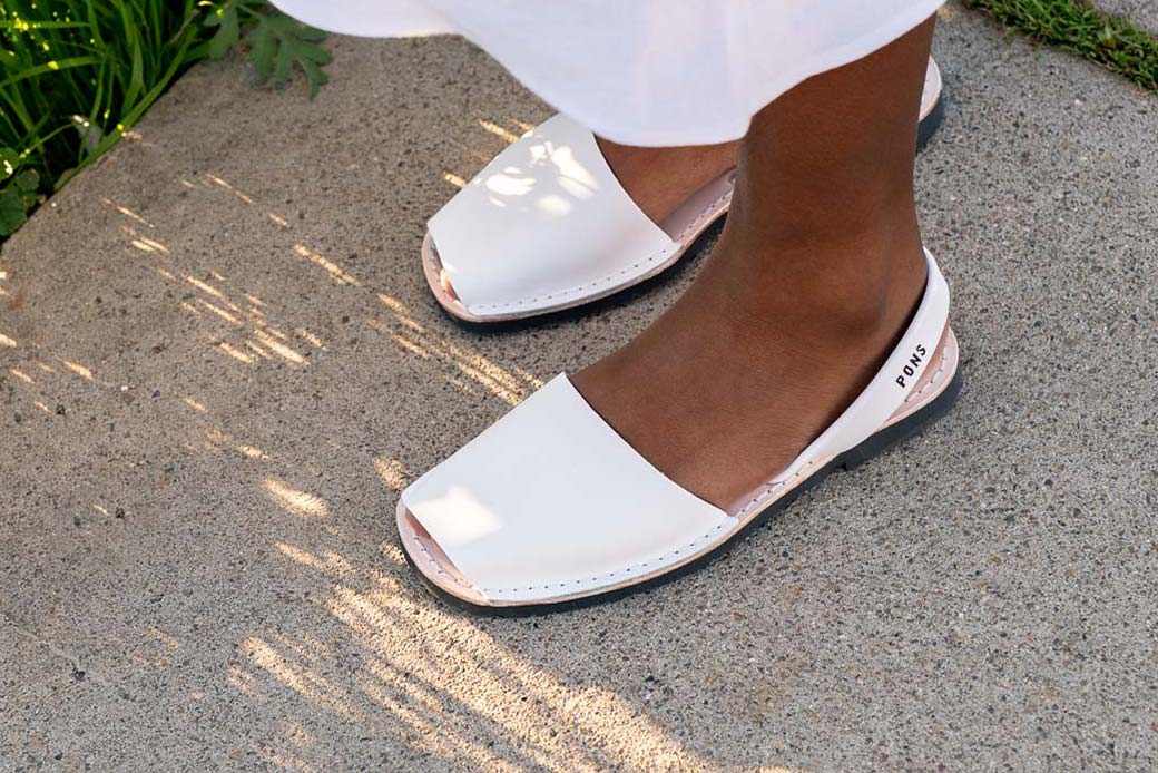 Pons Avarcas Classic Women's Sandals | White