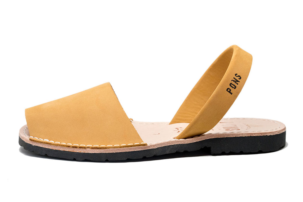 Pons Avarcas Classic Women's Sandals | Mustard